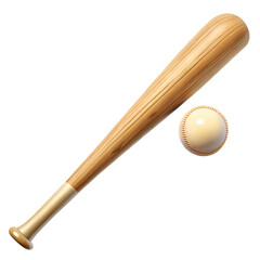 baseball bat and ball