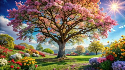 Stunning High Depth of Field Spring Blossom Tree Photography -  Floral Tree Images, Nature Photography, Tree Bloom Pictures