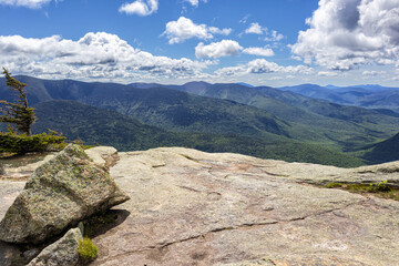 View from Mount Garfield in the White Mountains in New Hampshire