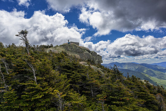 View from Mount Garfield in the White Mountains in New Hampshire