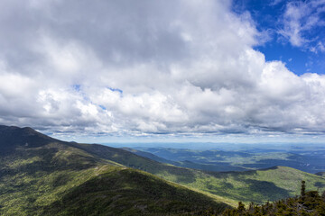 View from Mount Garfield in the White Mountains in New Hampshire