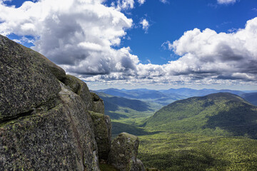 View from Mount Garfield in the White Mountains in New Hampshire
