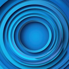 Fototapeta premium Abstract blue concentric circles background design