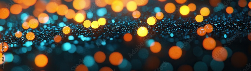 Poster vibrant light reflections abstract background digital art colorful environment close-up view visual 