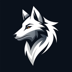 Tribal Tattoo Wolf Designs with White Background Vector Illustration – Cartoons, Clipart, Line Art, Tribal wolf tattoo design with white background, perfect for vector, clipart, and line art projects.