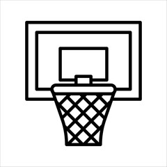 ball and basketball  Icon. Symbol isolated white background. vector illustration. color editable.