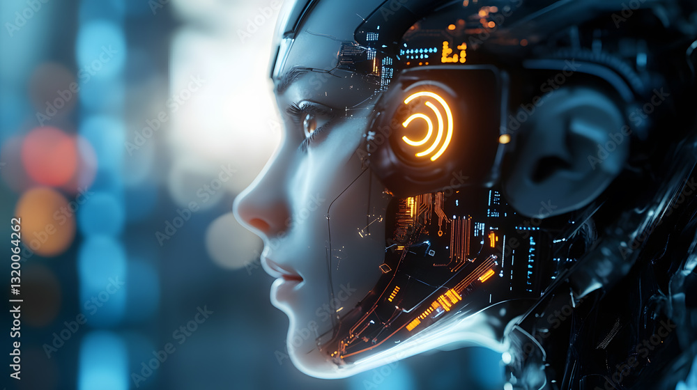 Poster ai-driven robotics transforming business operations corporate environments technology innovations fu
