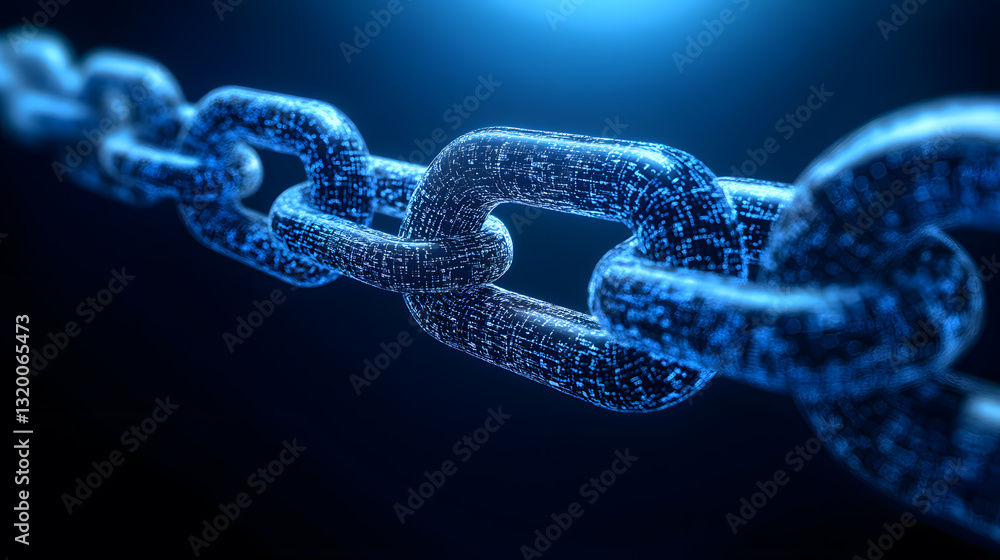 Poster revolutionizing robotics corporate blockchain solutions for enhanced digital security in business en