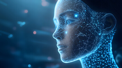 Advanced robotics integration in luxury headquarters featuring biometric security technology