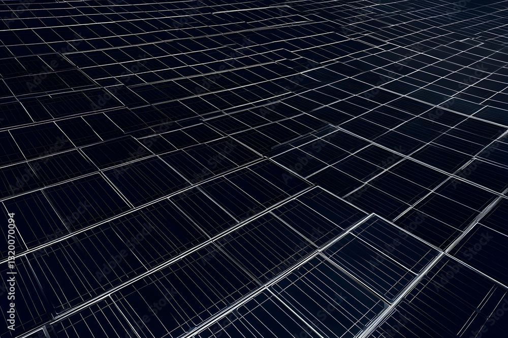 Aufkleber abstract dark grid pattern: illustrative 3d render of interlocking rectangles forming a wavy surface