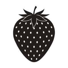 vector illustration of a strawberry