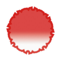 Vibrant  RedGradient Glass Icon &ndash; Glossy and Versatile Symbol for Modern Design