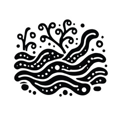 Fototapeta premium Bioluminescent Algae Waves