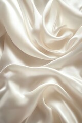 Obraz premium a backdrop of white satin fabric