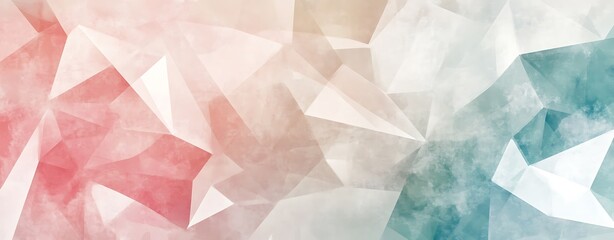 Naklejka premium Abstract Geometric Background with Soft Color Tones and Textures