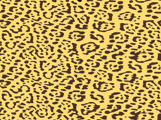 Print jaguar leopard pattern texture repeating seamless orange yellow brown