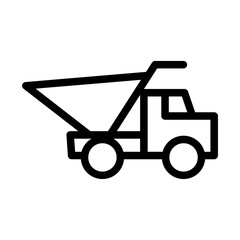 silhouette of a truck