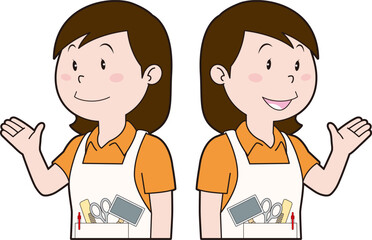 女性ペットトリマー