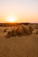 Sunset in the Pinnacle Desert
