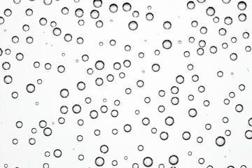 Soda water with bubbles of gas as background, closeup