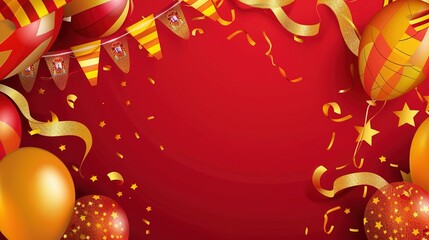 Celebration Background of Spanish National Day: The National Style and Cultural Inheritance Shown in the Grand Jubilation