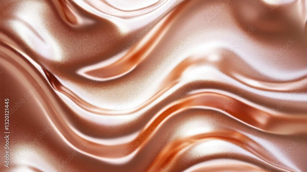 Poster smooth and shiny fabric reflecting ambient light creating beautiful textures
