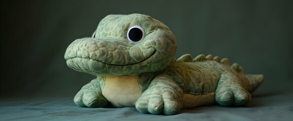 Green Crocodile Plush Toy