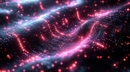 Obraz premium Artificial Intelligence Big Data Technology Data Science Deep Learning Machine Learning Neural Networks Analytics Visualization Innovation