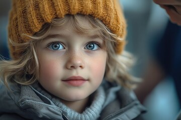 Child Receiving Medical Check-up with Pediatric Neurologist in Clinic with Mother Present Conducting Reflex and Hearing Tests