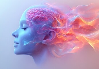 Hearing Perception Sound Waves Auditory Sensation Brain Cochlea Frequency Amplitude Neural Pathways Illustration