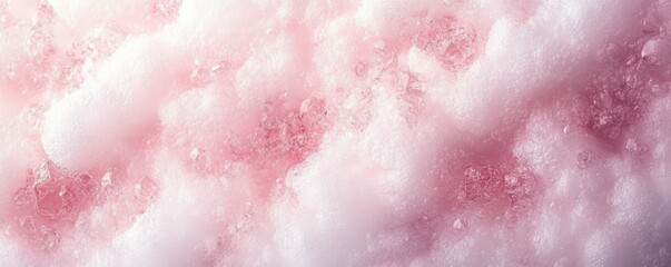Fototapeta premium Pink Foam Bubbles Abstract Texture Background for Cleaning Service and Hygiene Concept