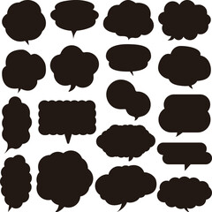 シンプルなもくもくフレームセット