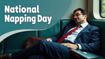 Celebrating national napping day embrace rest and relaxation during your break perfect for busy professionals