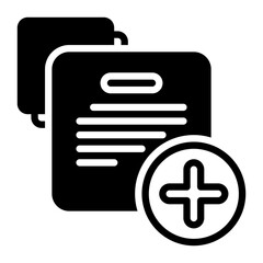 Cost icon, glyph icon style