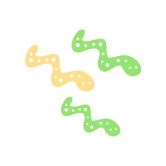Germs and bacteria icon design