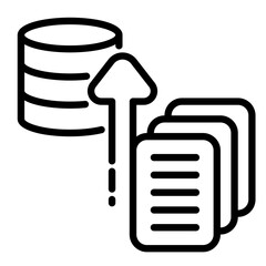 Campaign icon, line icon style