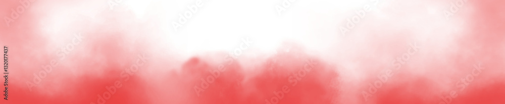 Canvas Prints png fog texture isolated on transparent background. border from smoke. design element. red vector cl