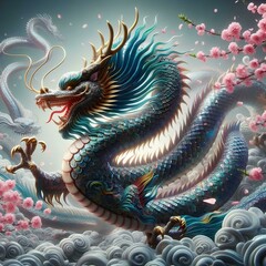 Obraz premium the mythical chinese dragon 25