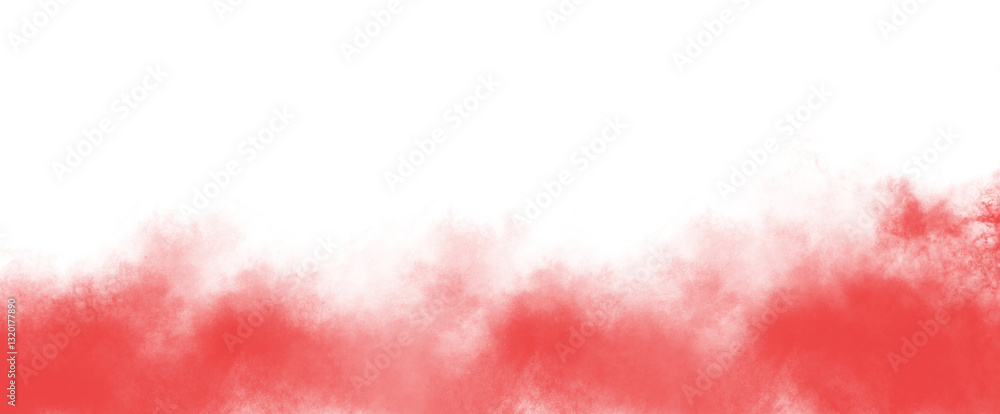 Wall mural png fog texture isolated on transparent background. border from smoke. design element. red vector cl