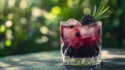 Refreshing Blackberry Cocktail