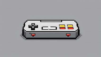  a nostalgic tribute to classic gaming through a pixelated controller design