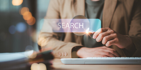 Searching for information of interest through online websites ,keyword search ideas to find...