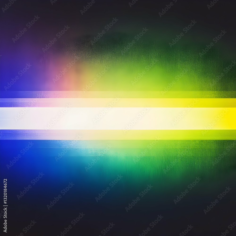 Poster abstract colorful background with gradient and bright horizontal band, ideal for digital design proj
