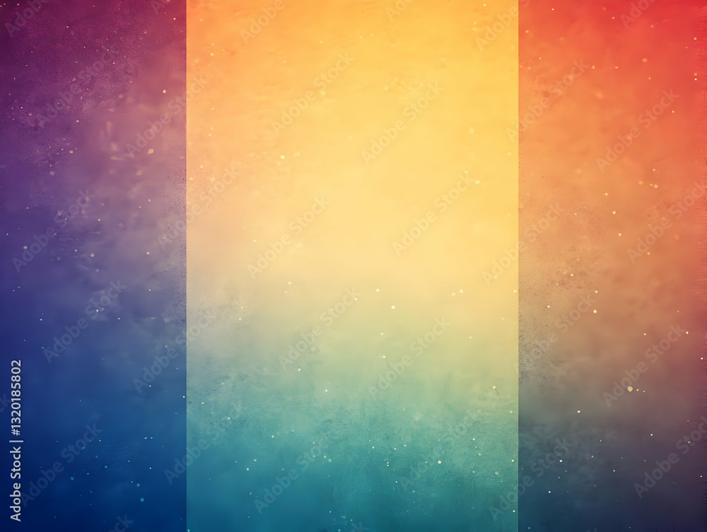 Poster abstract colorful background with gradient hues and subtle texture, ideal for design projects