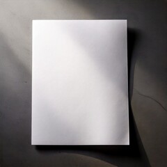 blank paper sheet