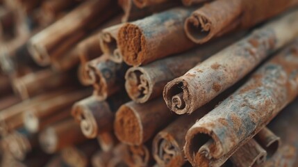 Cinnamon Stick: A fragrant spice obtained from tree bark, known for its sweet, warm aroma, often used in cooking and baking to add depth of flavor.
