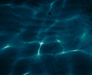 sandy bottom of the sea