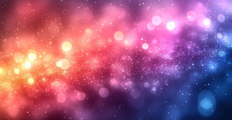 Obraz premium Abstract Rainbow Hologram Background with Blurred Colorful Gradient and Soft Bokeh Effect