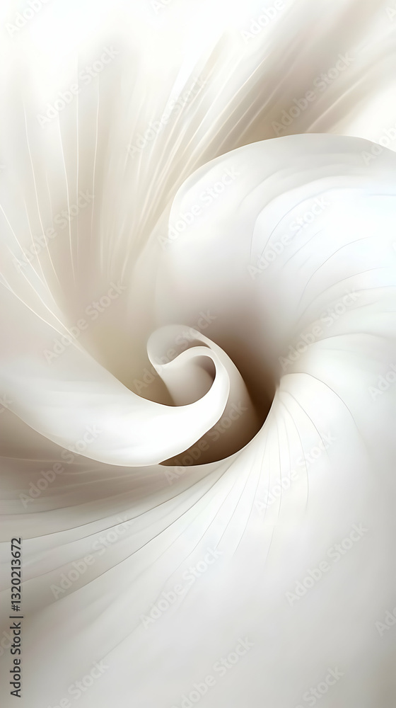 Poster abstract whitish swirling forms create a vortex background illustration