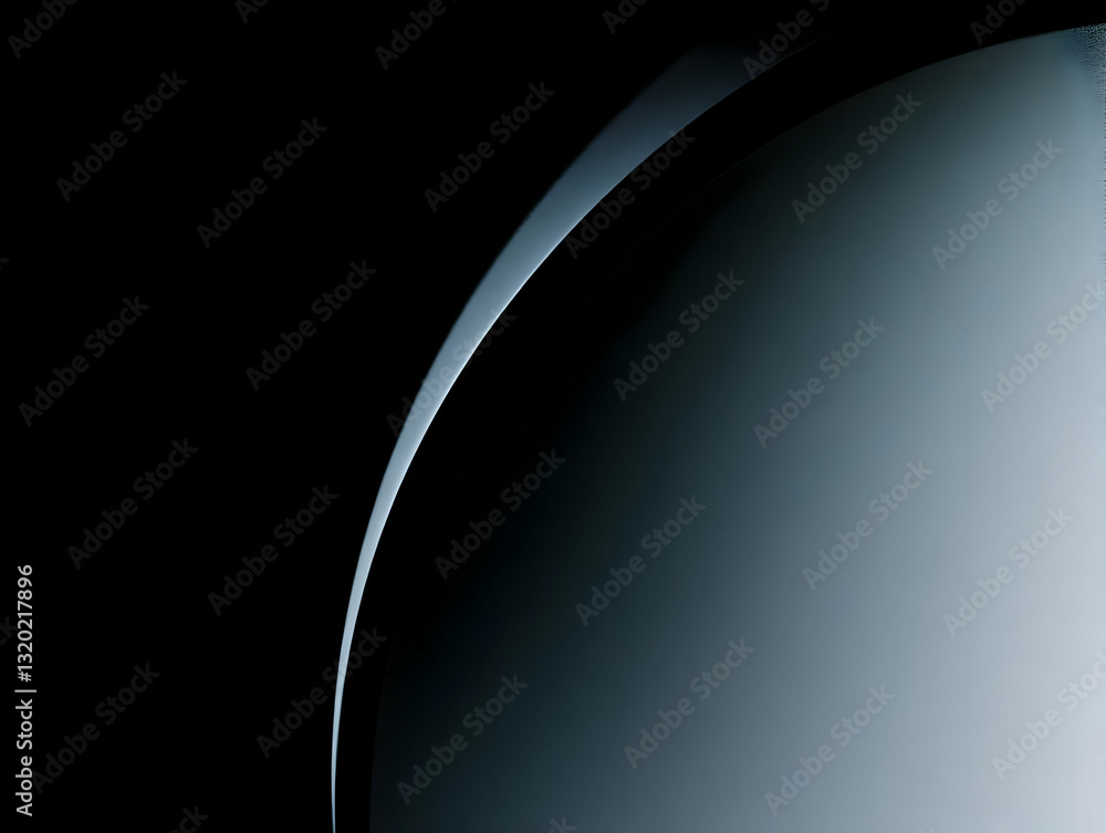 Poster abstract dark grey and black curved line background illustration with gradient, showing a smooth tra
